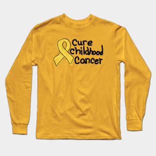 Cure Childhood Cancer Long Sleeve T-Shirt